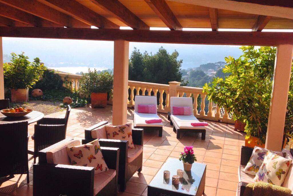 Apartamento Gran Terraza Privada Y Vistas Al Mar Puerto de Sóller Екстериор снимка